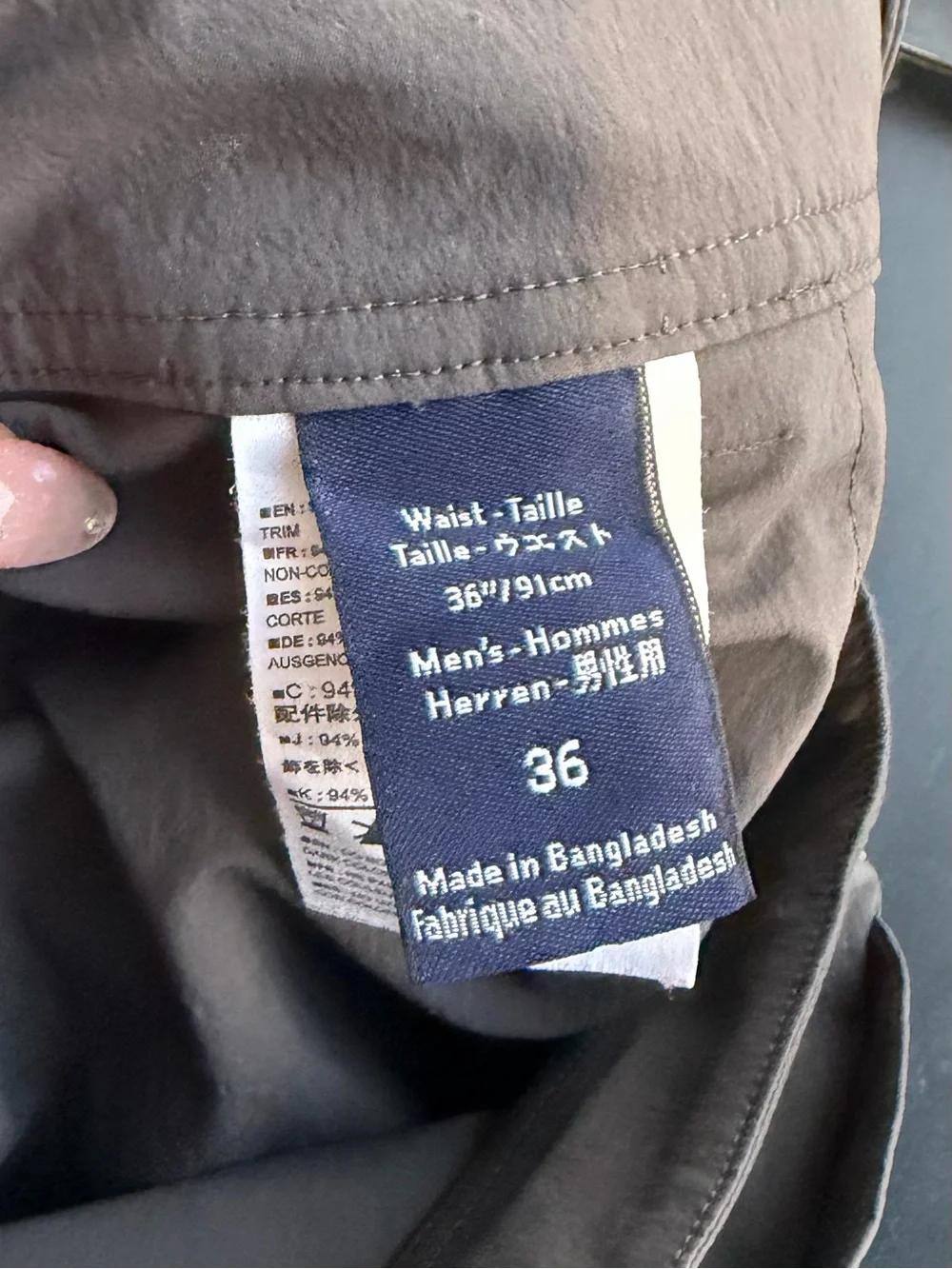Arc'teryx Men's Gray Rampart Cargo Shorts